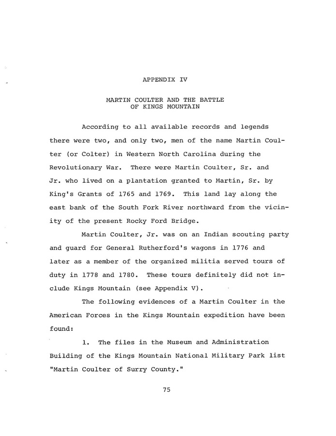 The Coulter Family of Catawba County, North Carolina, by Victor A. Coulter: Page 83
