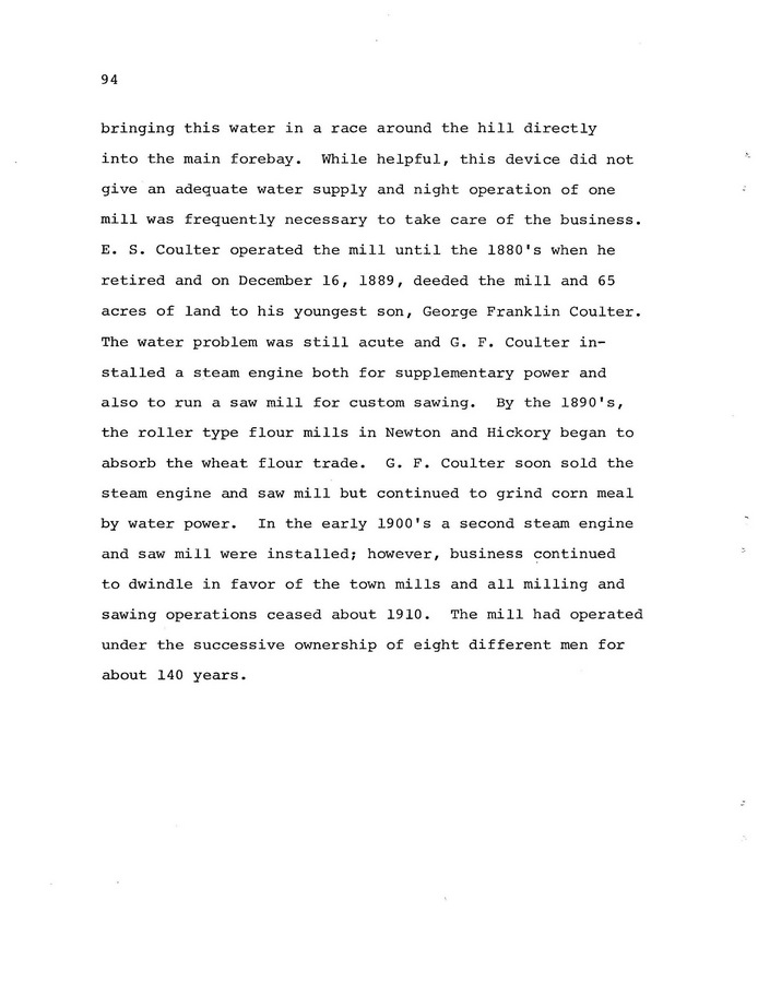 The Coulter Family of Catawba County, North Carolina, by Victor A. Coulter: Page 102